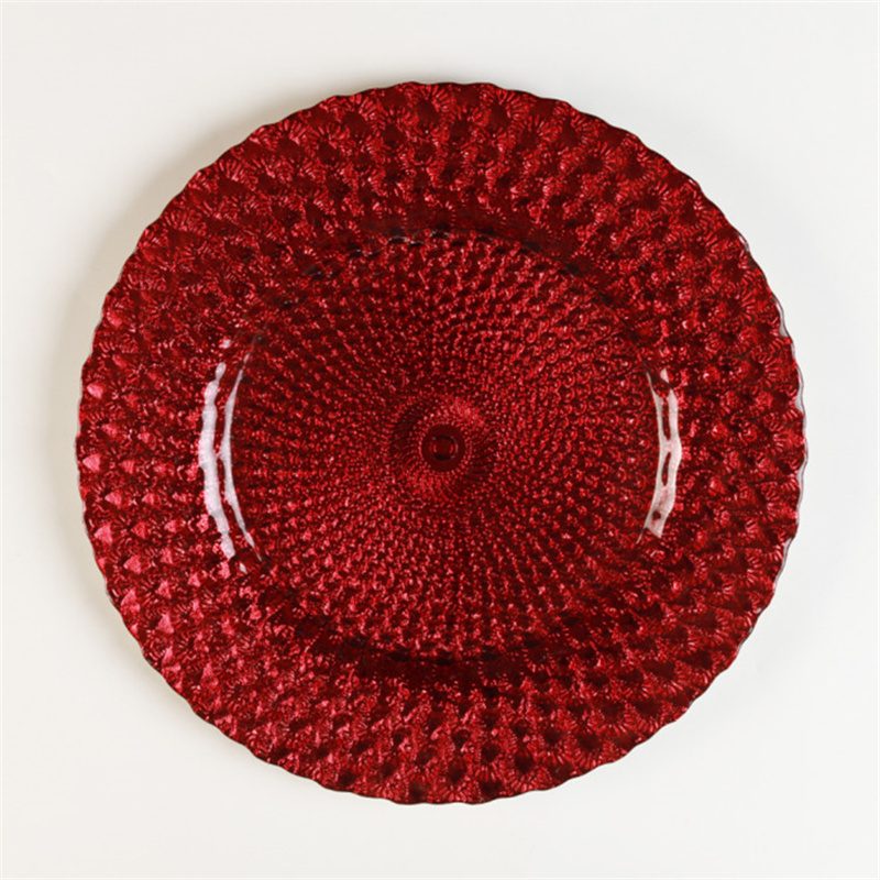 Wholesale Glass Charger Plate PZ-039 - Image 4